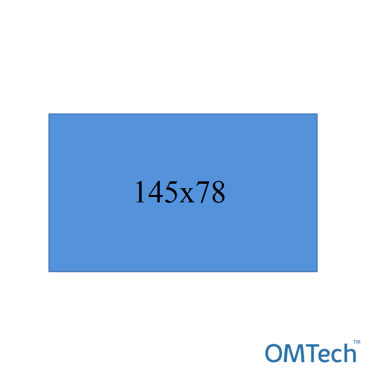 Покриття операційне OMTech™ 145 см х 78 см (ламінований спанбонд - 56 г/м2),стерильне